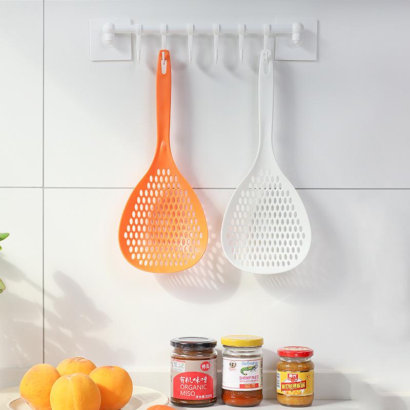 1Pc Large‑Capacity Hanging Spoon High Temperature Resistant Dumpling Leak‑Proof Strainer Spoon Not Easy Deform Kitchen Supply