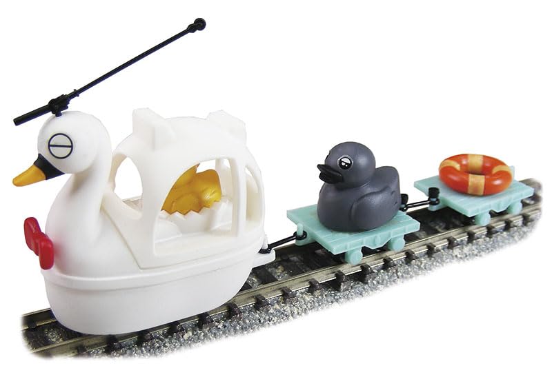 Tsugawa Yoko N Gauge Joke Train Series Lake Tram Swan Boat Model Train Vehicle (Tsugawayoukou) (Motorized) JT-10