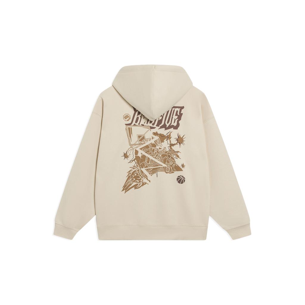 Li Ning Sweatshirt Unisex Helles Milchbraun AWDT089-1