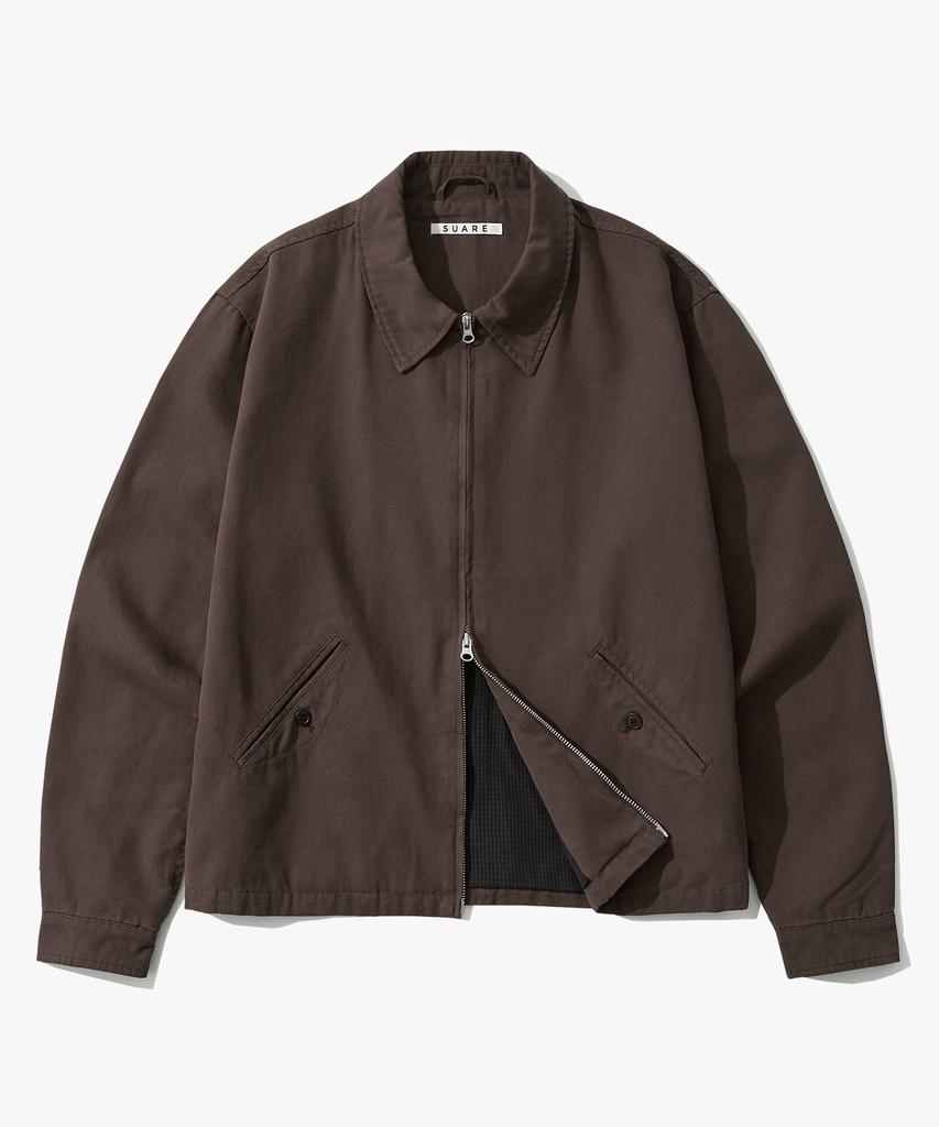 SUARE City Walk Crop Jacket Brown