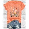 New Fashionable Short-sleeved Printed Pattern Summer T-shirt Top