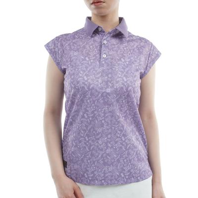 Golf PB W Botanical Polo Shirt S/S (Short Sleeve) _63807302_Lylac Luster_M