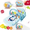 Baby Gym Play Mat And Piano Gym with Tummy Mat Interactive Musical Toys Creative Activity Center for Infants Toddlers