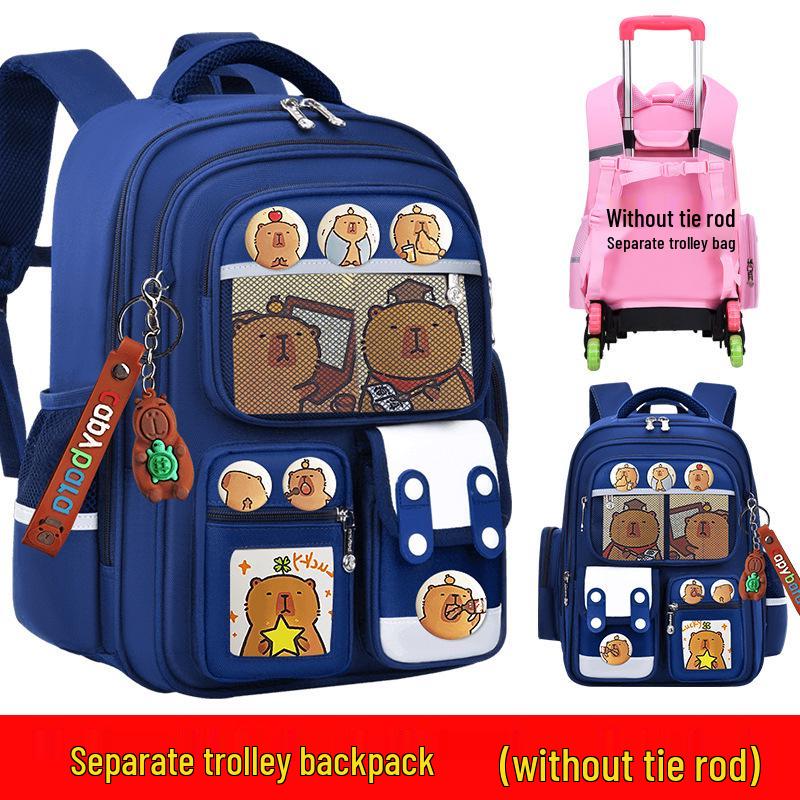 Large Capacity Trolley Schoolbags for Grades 2, 3 & 6 – Lightweight Backpacks for Kids