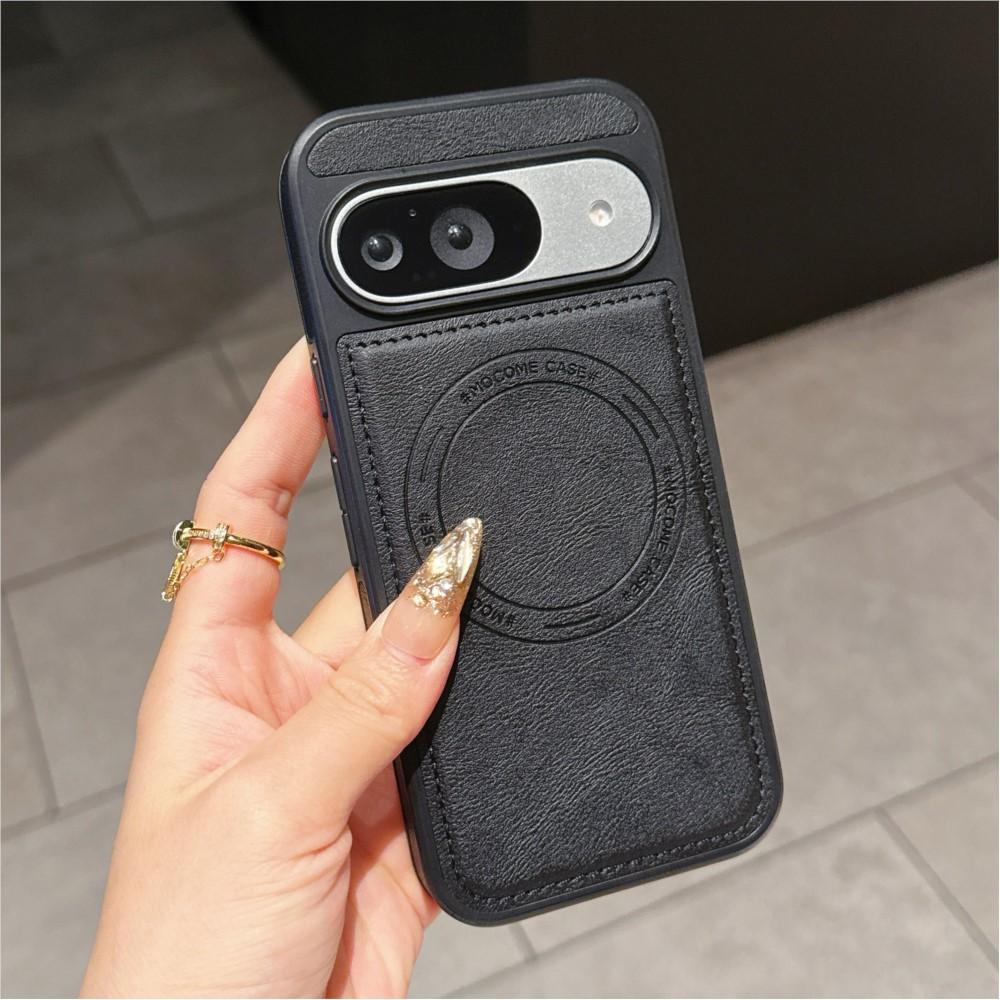 Vintage PU Leather Matte Shockproof Case for Magsafe for Google Pixel 8 9 9A 10 Pro XL Magnetic Bumper Armor Soft Business Cover