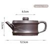 140ml Yixing Purple Clay Teapots Famous Handmade Bamboo Joint Tea Pot Chinese Zisha Teaware Beauty Tea Infuser Kettle Tea Set