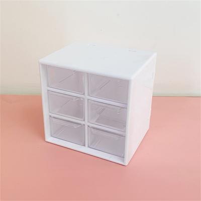 Puikus be įdubų, tvirtos konstrukcijos praktiškos stalčiaus tipo darbalaukio rašiklio makiažo organizatoriaus dėžutė, skirta laikyti namuose