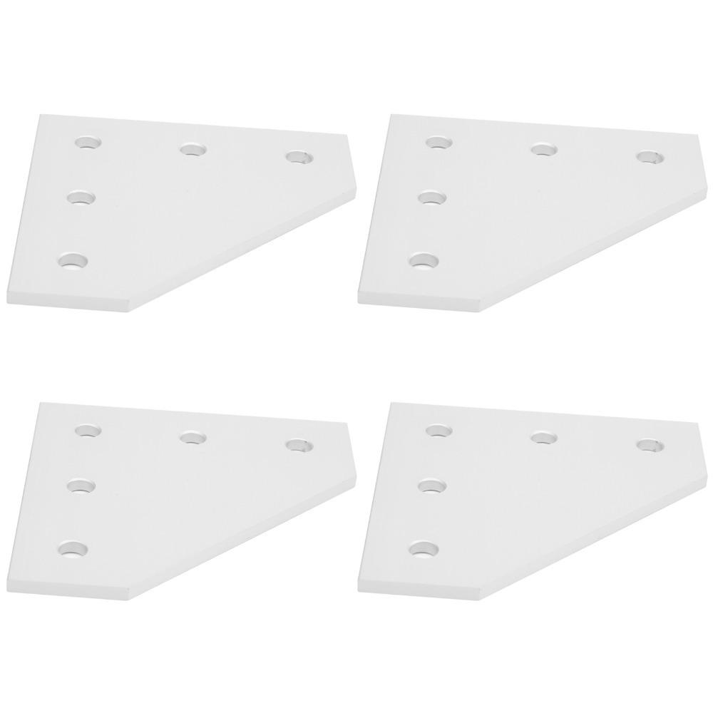 4pcs Reinforcement Plate L Shape Corner Bracket Joining Plate Outside For 2020 Aluminum Profile