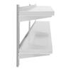 Double Steel Wall Shelf With Adjustment