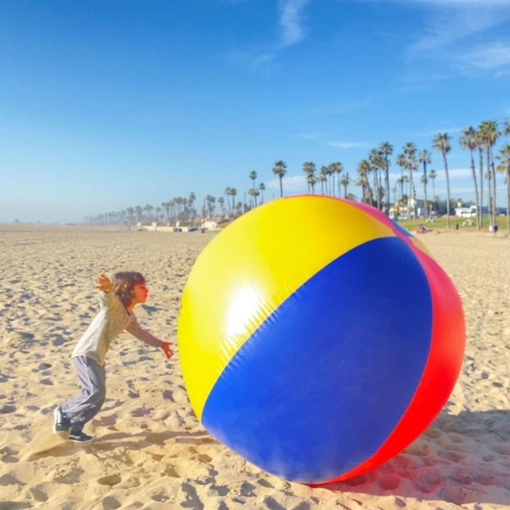 PVC Beach Ball 130/150cm Lawn Toy Funny Swimming Pool Balloon  School Party