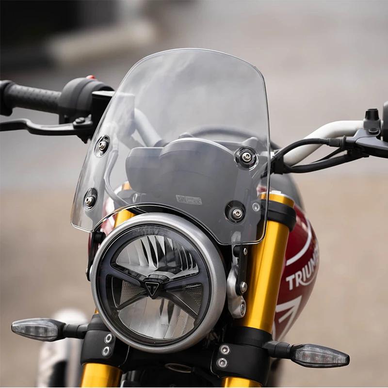 

For Triumph Scrambler 400X Windscreen Motorcycle Windshield Triumph Speed 400 Wind Deflectors Visor Screen Headlight Fairing