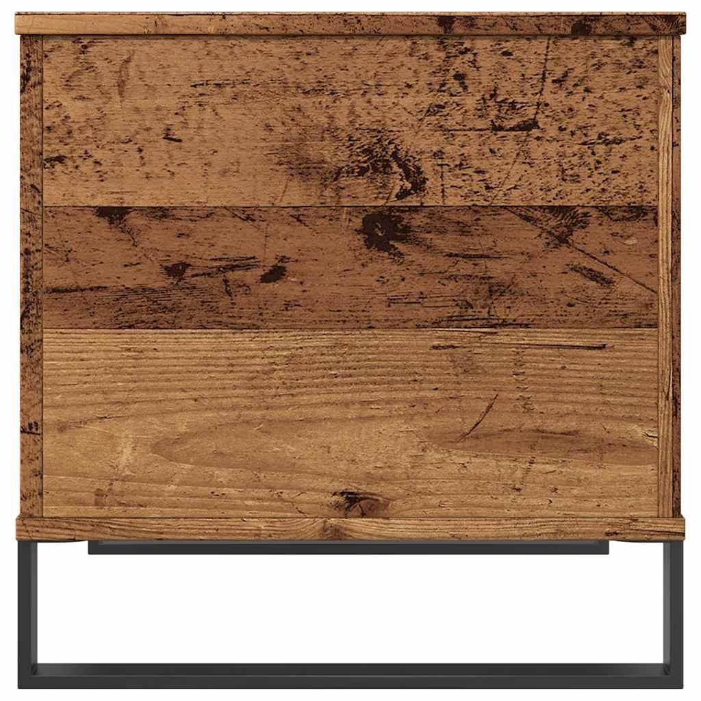 Coffee Table Vintage Wood Look 60 x 44.5 x 45 cm Engineered Wood