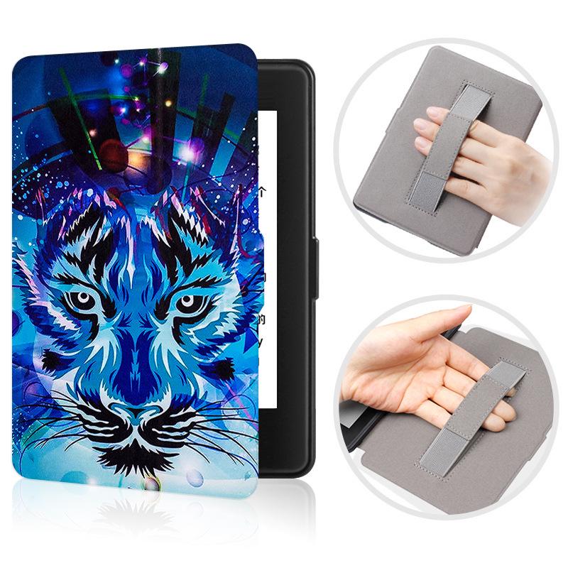 Handheld Protective Case for Kindle Paperwhite 3/2 – Slim Painted Shell with Hand Holder