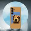 Cute Animal Cat Dog Art For Samsung Galaxy S23 S24 S25 Ultra S22 Plus S21 Black Soft Case Waterproof Soft Case