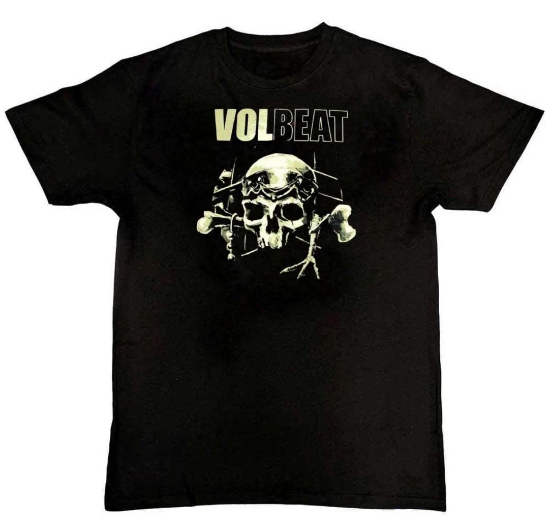 

Volbeat Band Skull Graphic Print Unisex Mens 100% Cotton T-shirt Mens Tees Top S