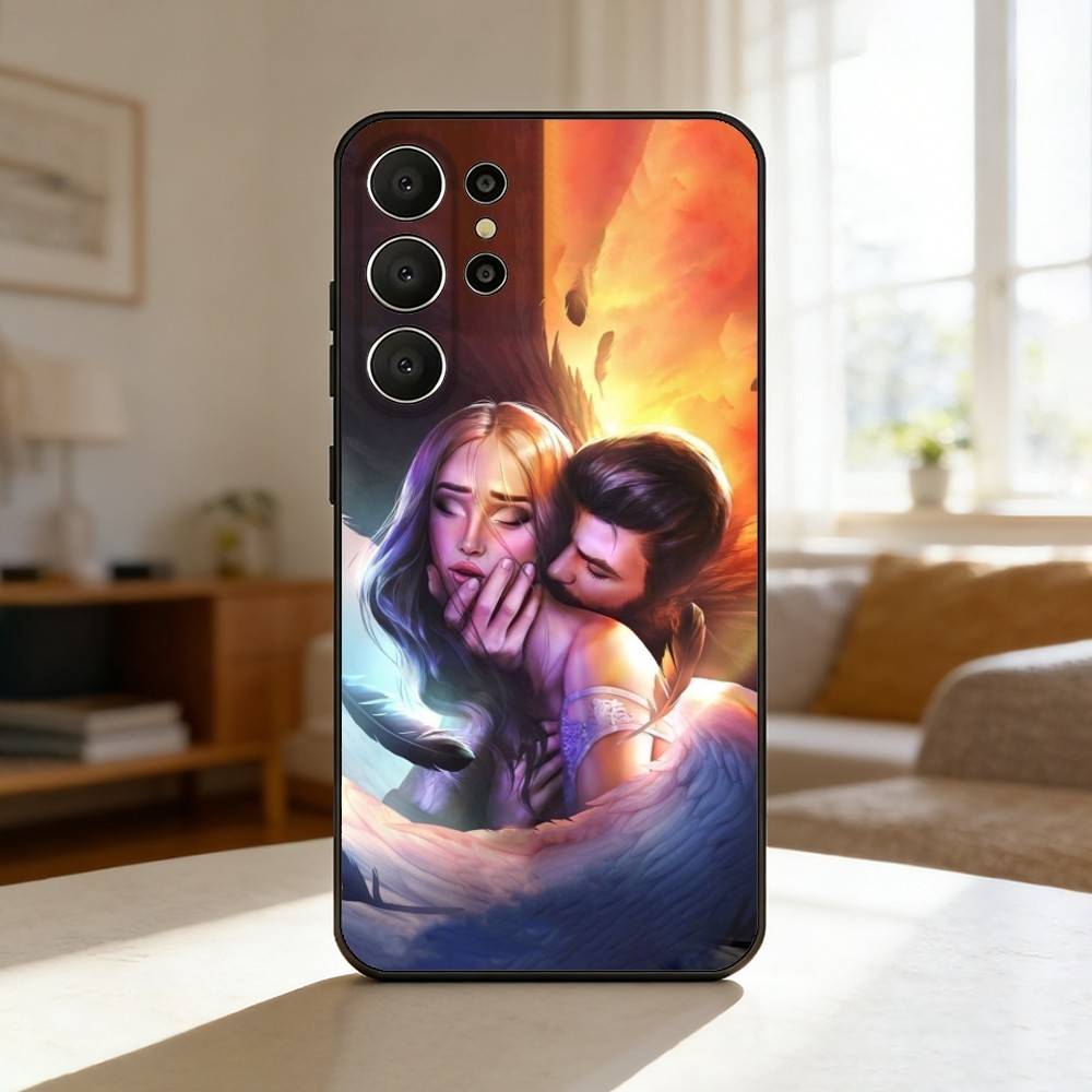 Romance C-Clubs Game Malbonte Vicky Phone Case For Samsung S26,S25,24,23,22,30,21,10,9,Ultra,Plus,Lite,Black Soft Case Samsung S30plus5G
