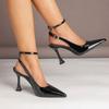 Fashion 2025 New Women Sandals Fashion Pointed Toe Singbacks Shoes Ladies Outdoor Elegant High Heels Stripper Sandals Sandalias De Mujer