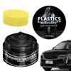 100ML Black Trim Restorer Car Interior Restorer Fade-Resistant Quick-Drying High-Gloss UV-Protectant Rubber Repair Wax