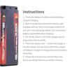 SUNPADOW S-ERC Series 6100mAh 7.4V 2S 70C LiPo Hard Case for RC Trucks, RC Truggys, RC Unmanned Helicopters, FPV Racing