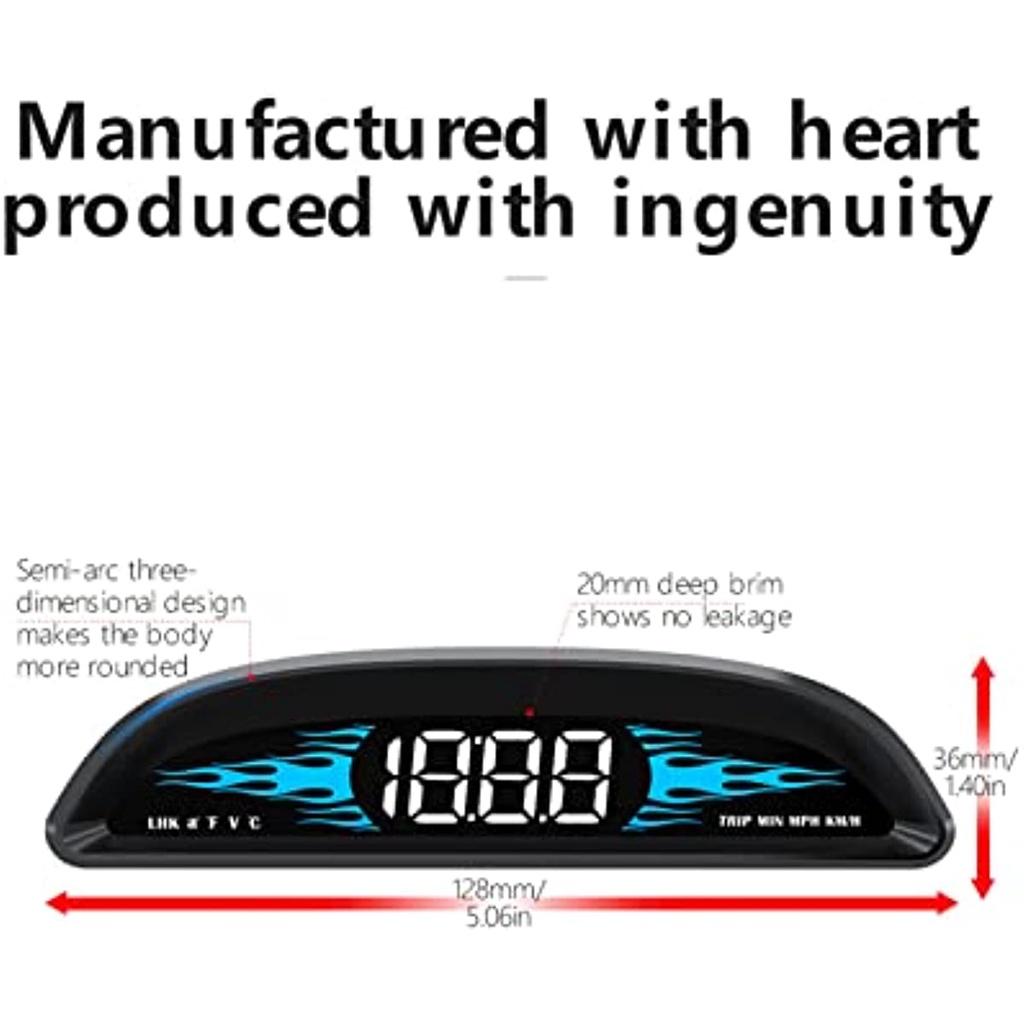 Head Up Display Car New OBD Speedometer HUD Head-up Display B2 Multi-Functions Car Diagnostic Detector Speedometer Safe Driving