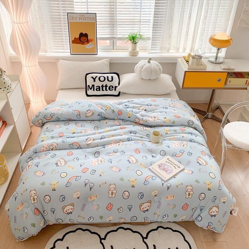 LISMA Love Bear Knitted Soybean Fiber Winter Quilt