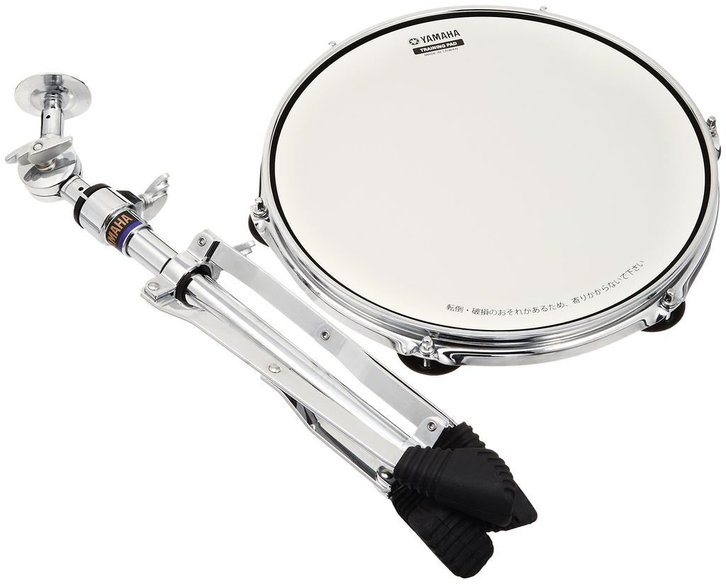 YAMAHA TS12S Training Pad Compatible with Brush Practice by Attaching the Included Coated Includes a Dedicated Training Pad 12-inch (with Stand) -