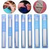 Stainless Steel Sewing Accessories DIY Sweater Weave Yarn Crochet Hooks Knitting Tools Metal Crochet Straight Knitting Needles