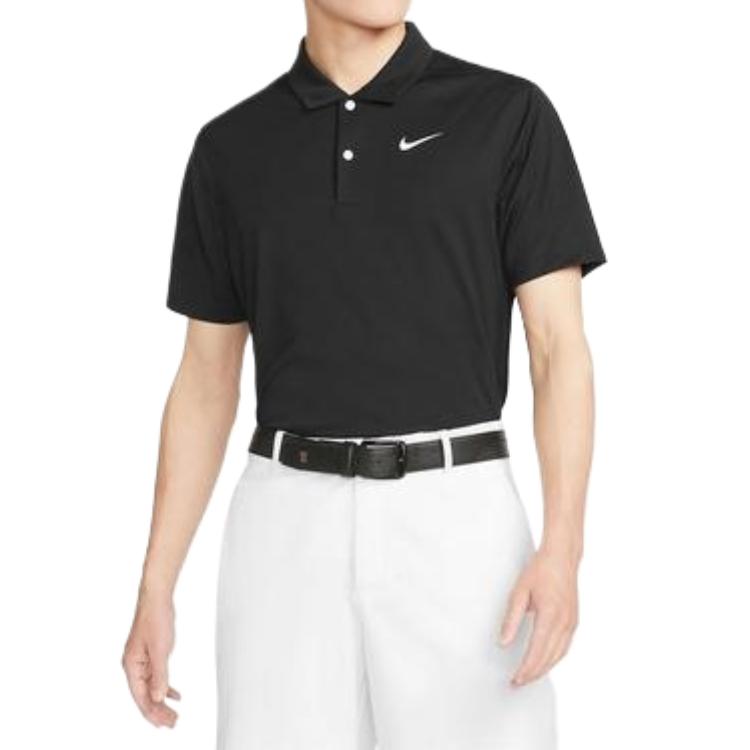 Nike Golf Comfortable Moisture-Wicking Breathable Polo Shirt Men Tops Black CU9793-010