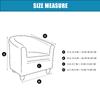 Elastischer Sretch-Kaffee-Samtbezug für Wanne, Sofa, Sessel, Sitzbezug, waschbar, Möbel-Stretch-Schonbezug, Heimstuhl-Dekoration