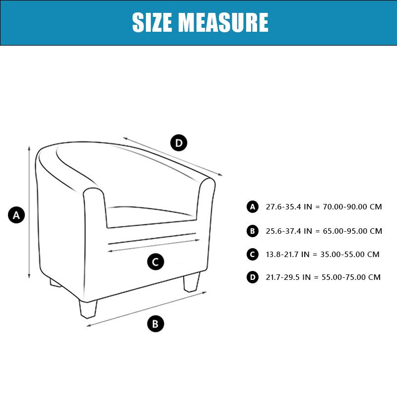 Elastischer Sretch-Kaffee-Samtbezug für Wanne, Sofa, Sessel, Sitzbezug, waschbar, Möbel-Stretch-Schonbezug, Heimstuhl-Dekoration