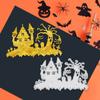 Creepy Castle Ghosts and Crosses Halloween Decorations with Silicone and Metal Clipper Mold