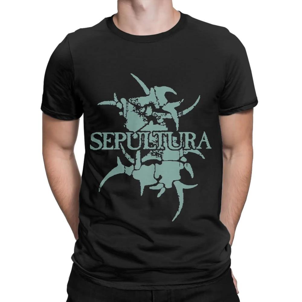 Sepultura Roots T-Shirt Herren 100% Neuheit T-Shirt Rundhals T-Shirts Kurzarm Kleidung Geburtstagsgeschenk