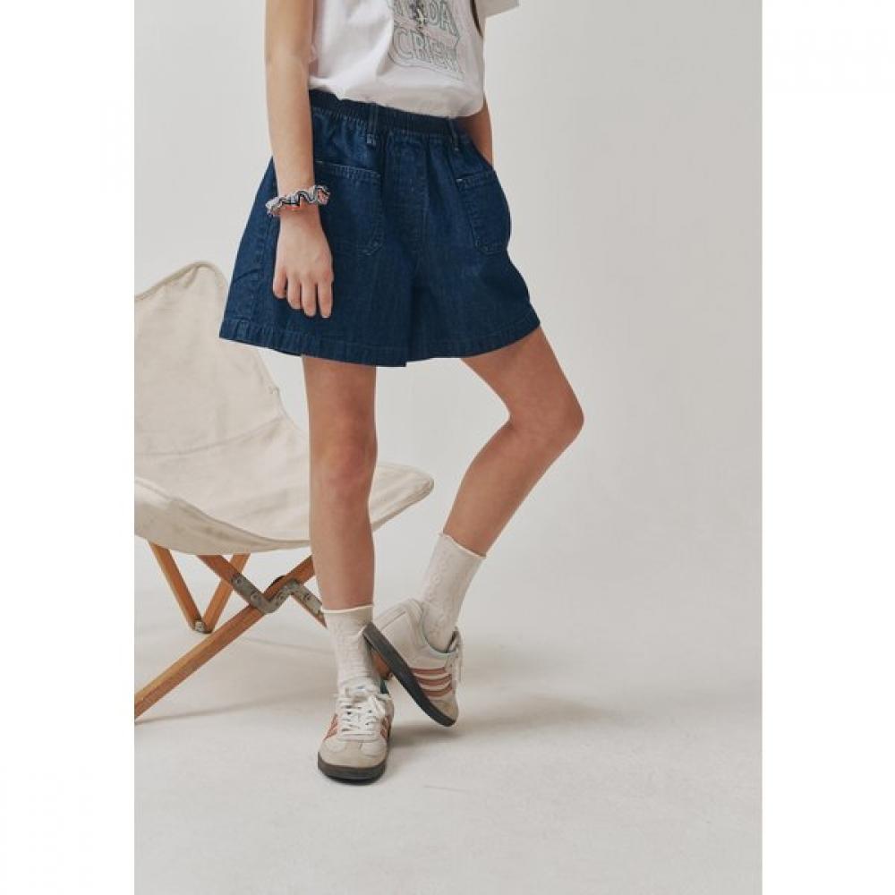 Bluetail Navy Denim Shorts Azb8pt01nv