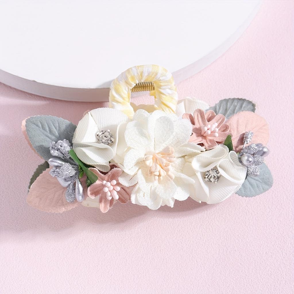 1 pièce Premium Pince à Cheveux Coréenne Pince Supérieure Headgear Pince Attrape Cheveux Fleur Cheveux Cassés