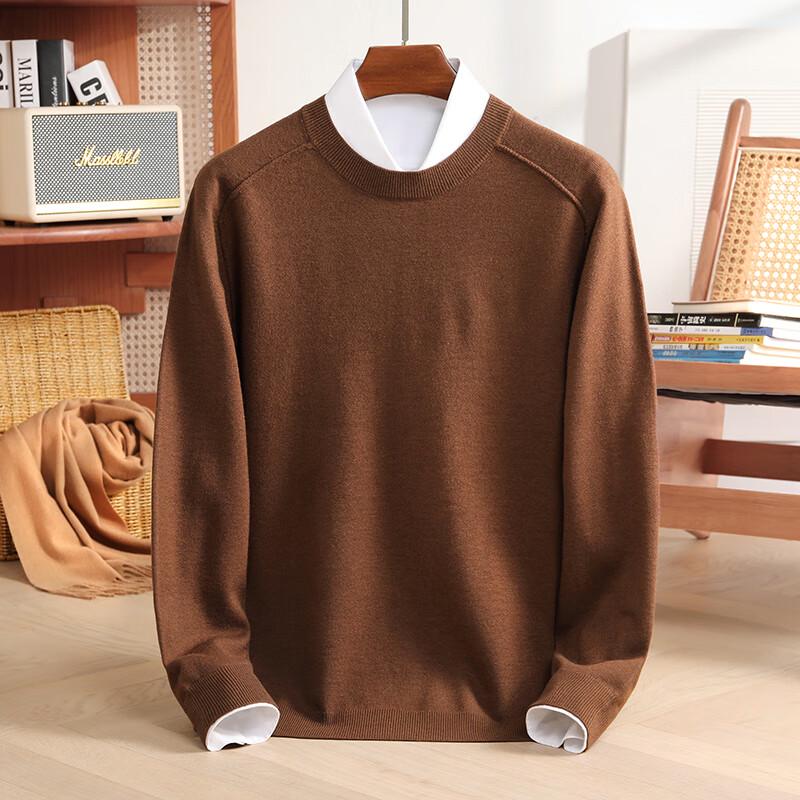 

Чоловічий трикотажний светр Yiliteng YTMTST6818 вільного крою з круглим вирізом L