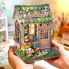 DIY Miniature Dollhouse Kit Mini House Creativity Handicraft Collection Craft for Valentine's