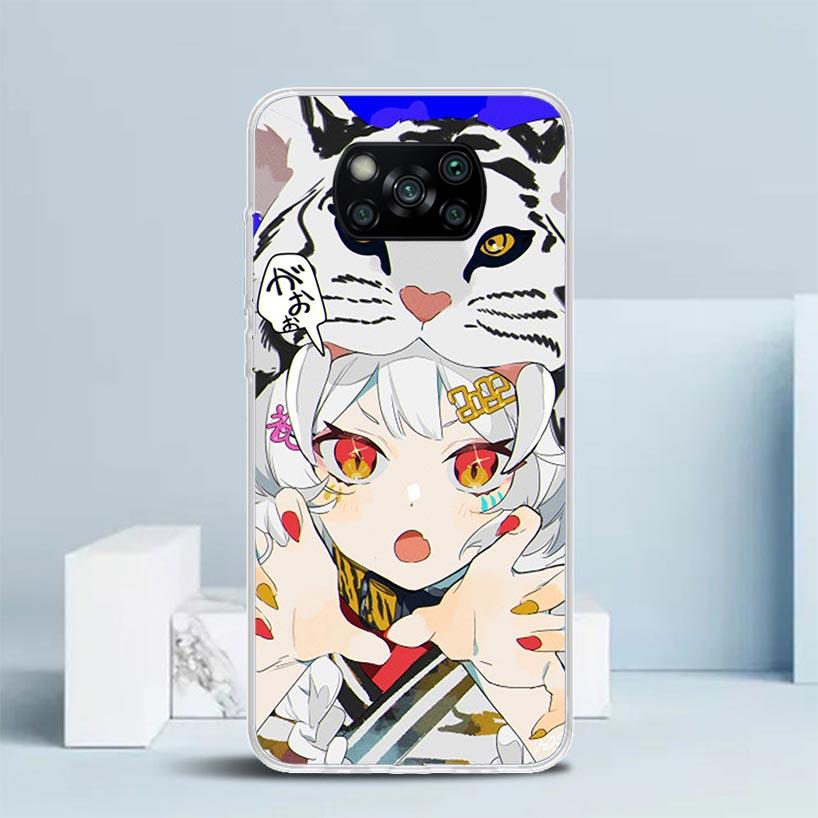 Cute Anime Girl INS Phone Case For Xiaomi Poco F7 Ultra X5 X6 X7 Pro M7 Redmi 15C 15 13C 13 12C 12 10C 10 10A 9 9C 9A 9T Cover P