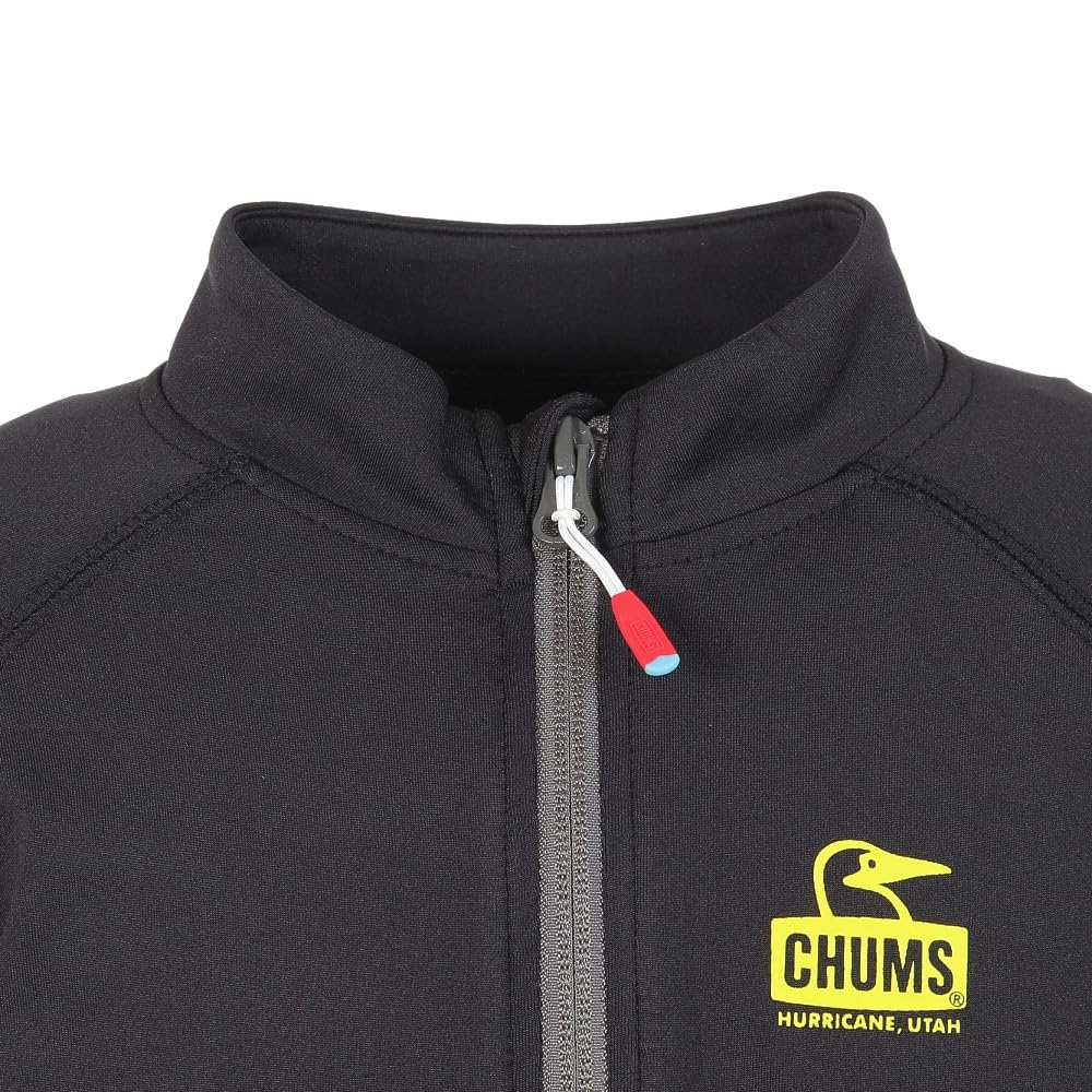Chums Splash Zip Up Black x Lime KS Kids' Top,