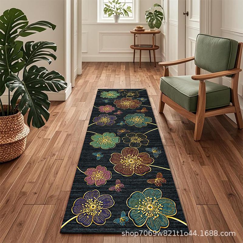 Moroccan Style  Corridor Hallway Long Rugs Home Decor Carpet for Living Room Hotel Aisle Runner Rug Kitchen Anti-slip Floor Mat