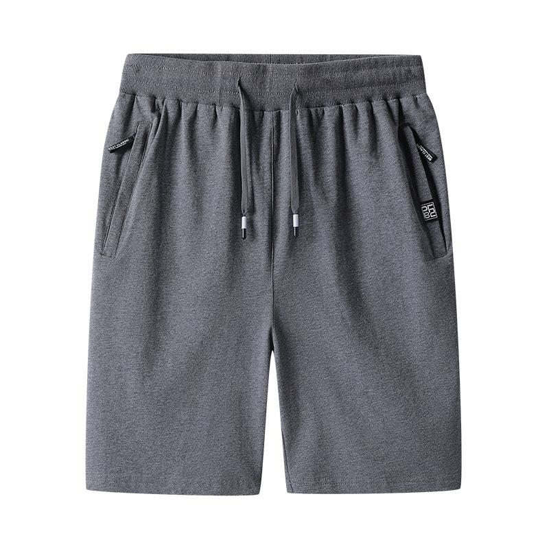 Pantaloncini estivi da uomo in cotone larghi con tasche, leggeri, traspiranti, casual, da corsa, sportivi, da allenamento, con coulisse in vita, da spiaggia