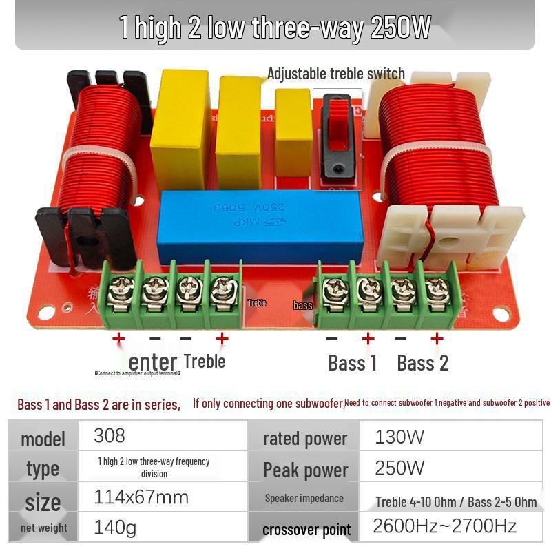 DIY High-Power, No-Weld Speaker Crossover: 2-Way to 5-Way HIFI