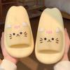 2025 EVA Thick Sole Slipper Women Cute Kitty Slippers Female Summer Girl Heart Home Bathroom Slippers Beach Sandals Flip Flops
