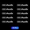 Metal emblem Auto Decor Decals Reflective Car Window Wiper Stickers For q2 S Line RS S3 S4 S5 S6 S8 RS3 RS4 RS5 RS6 A3 A4 A5