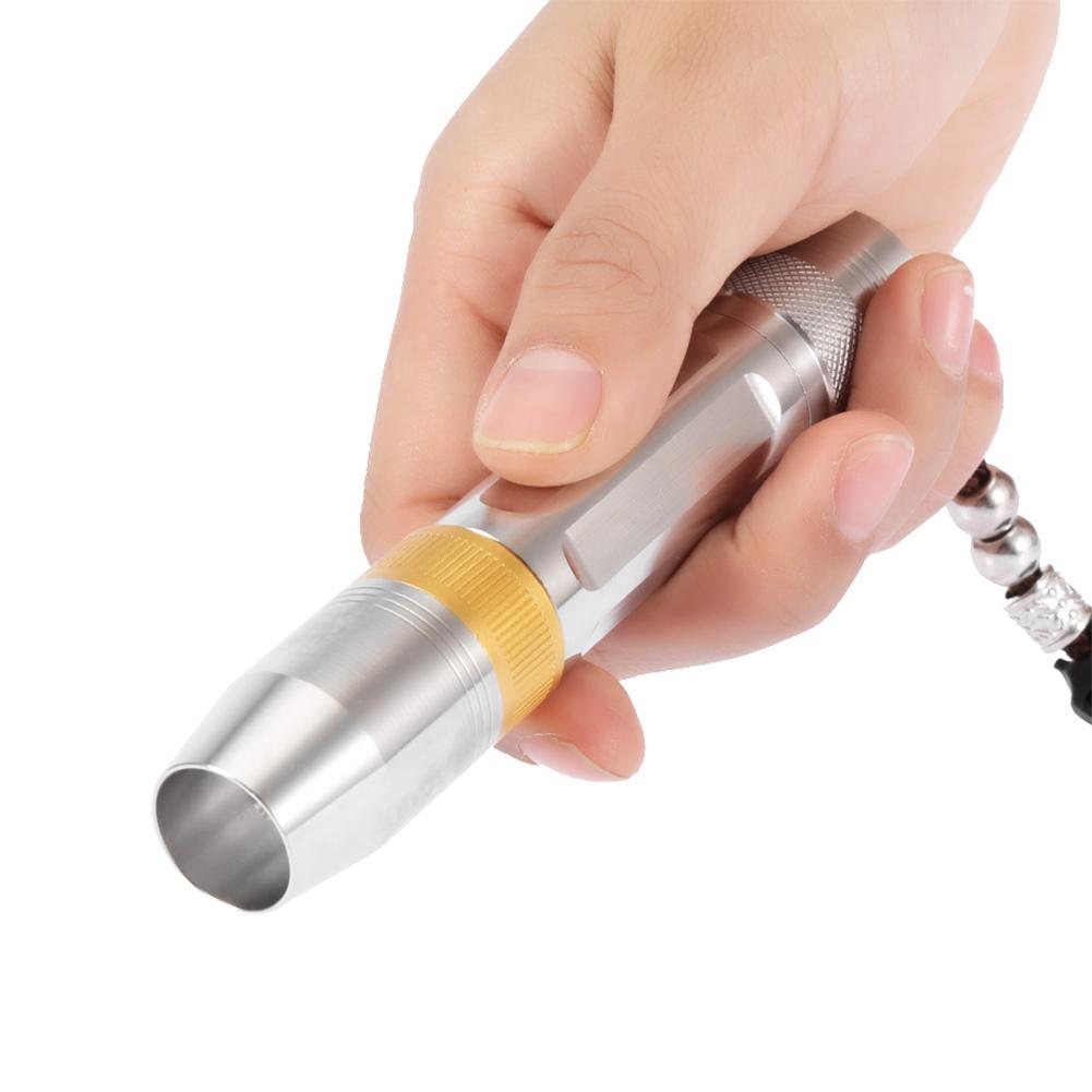 3 Farben Ultraviolett UV Weiß Gelb Taschenlampe Fackel Lampe Handheld Licht Für Jade Geld Test