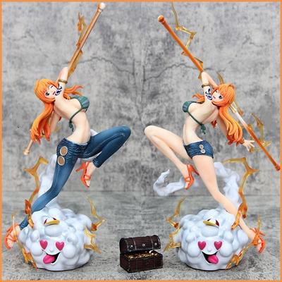 30CM One Piece Nami Animation Action Figures Children Plaything Bedside Decoration Collector Animation Design Statue Celebration Present