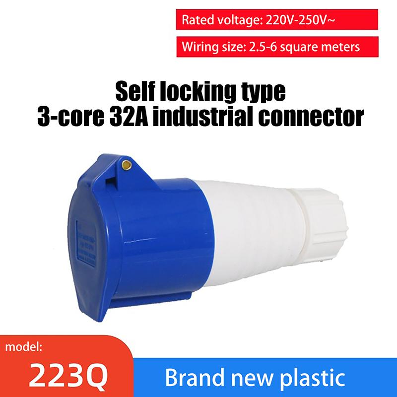 1 Piece 3Pin 4Pin 5Pin Industrial Plug And Socket Waterproof Connector 16A/32A Electrical Connection Wall Mount Socket