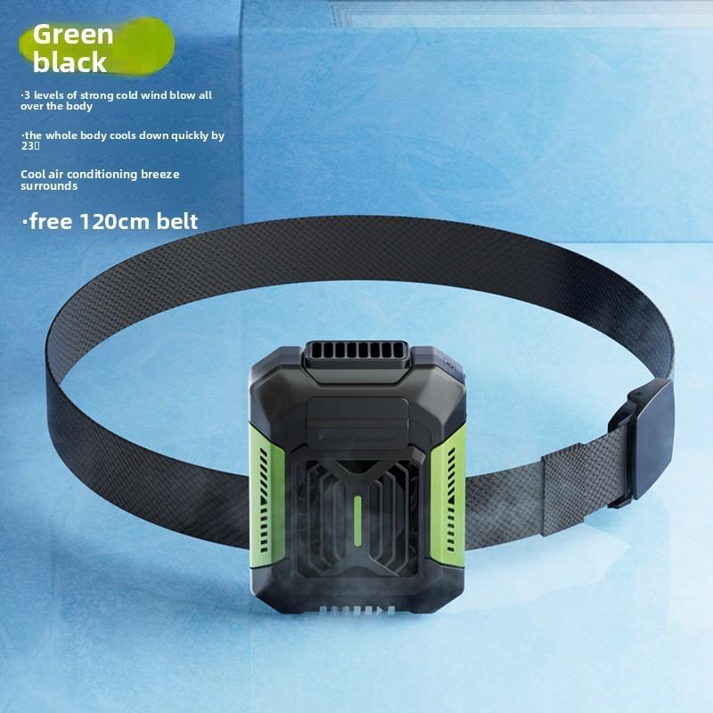 Portable Usb Handheld Waist Fan With 3speed Settings For Outdoor Camping And Sports