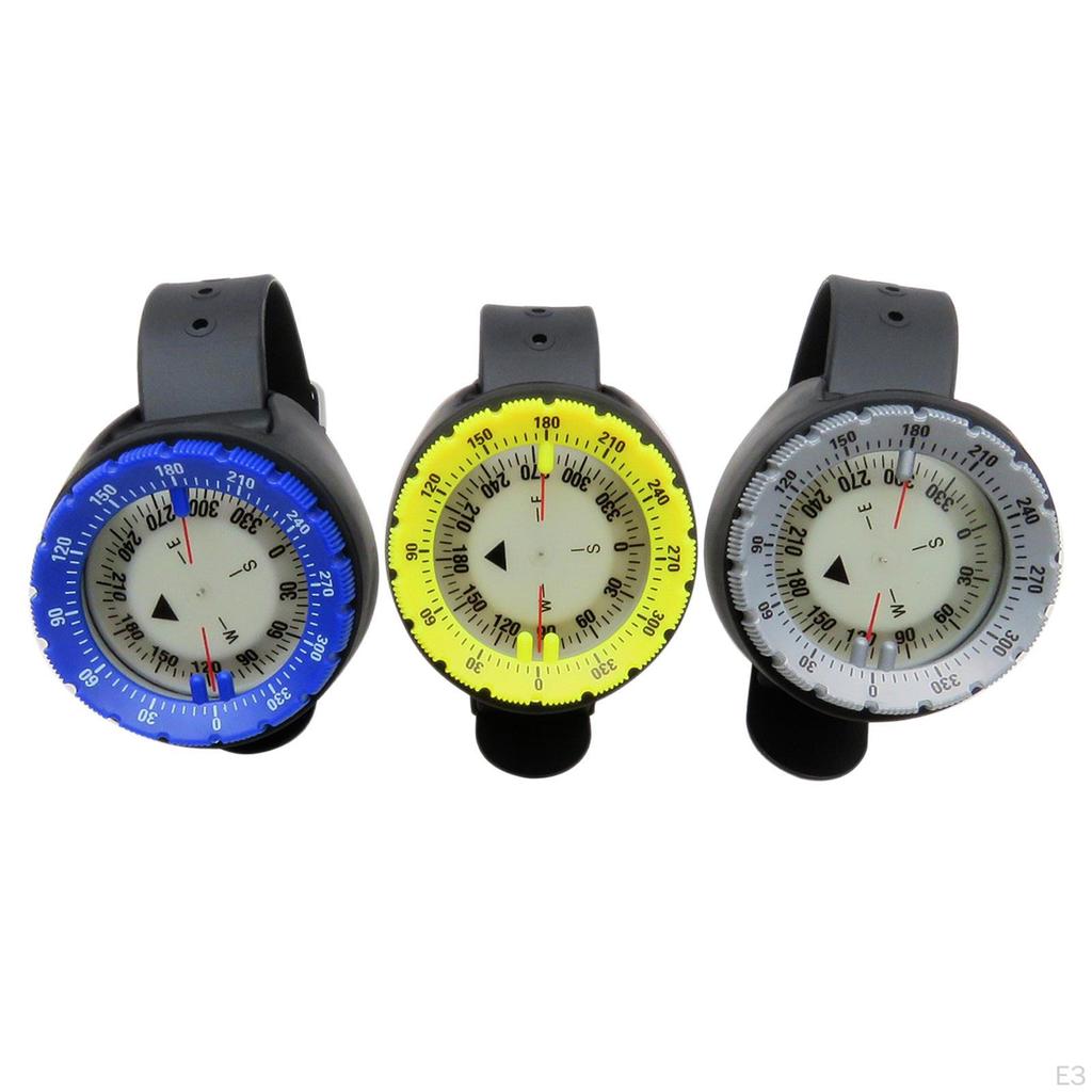 Glow in the Dark Wrist Strap Mount Underwater Gauge