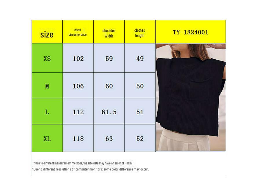 Women's Sleeveless Knitted Pullover: Versatile Round Neck Sweater