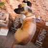 Soft Lifelike Animal Throw Pillow 3D Cushion Cute Dog Pillow  Home